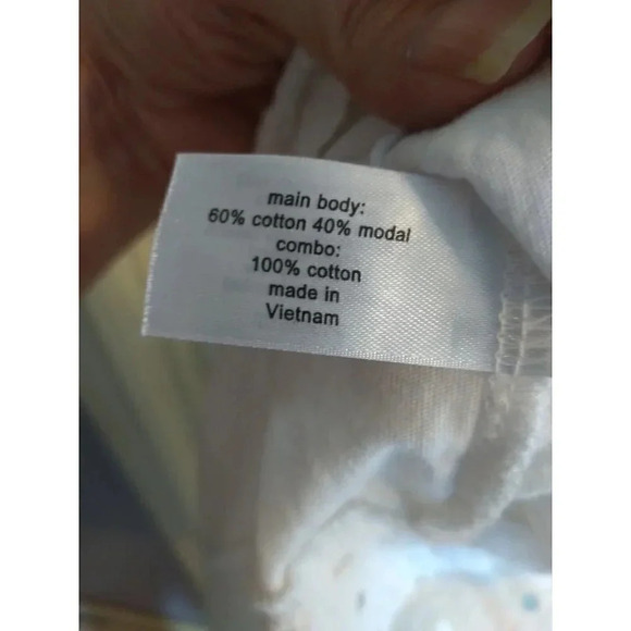 Lane Bryant Top White Eyelet Neck And Hem Sz 20 Bust 40 Length 27 Milkmaid Peasa - Picture 8 of 9